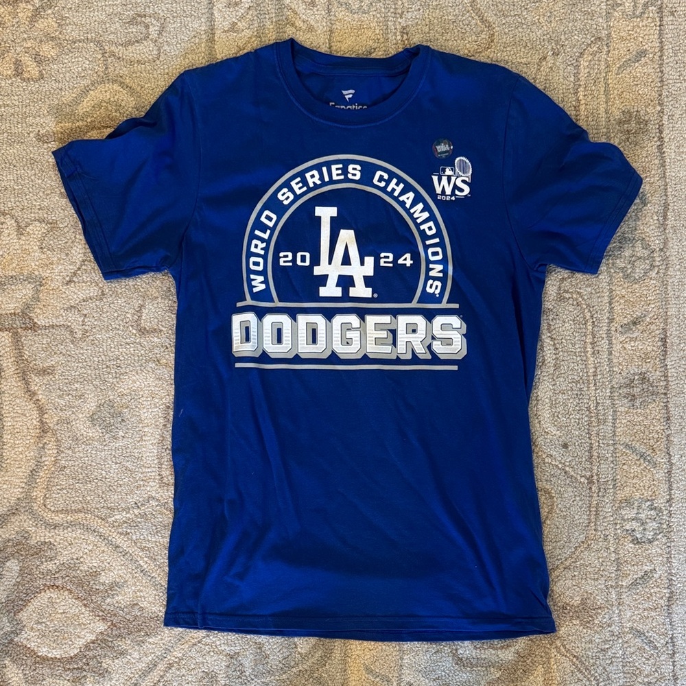 Fanatics Royal Blue Dodgers World Series 2024 Graphic Tee